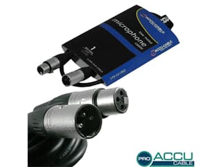 ADJ AC-PRO-XMXF/1 XLR m/f micro cable (Neutr