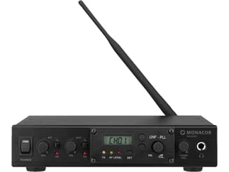 MONACOR TXA-800ST - Professionelles 16-Kanal-Mono-PLL-Audio-Übertragungssystem, 863-865MHz