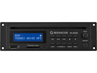 MONACOR M-32CD - CD-Spieler-Modul mit „Anti-Schock-System” und MP3-Wiedergabe