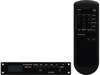 MONACOR DMP-102 - Kleines MP3-Spieler-Einbaumodul mit USB-Schnittstelle und SD/MMC-Card-Slot
