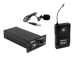 OMNITRONIC Set MOM-10BT4 Receiver module + Bodypack transmitter + Lavalier microphone