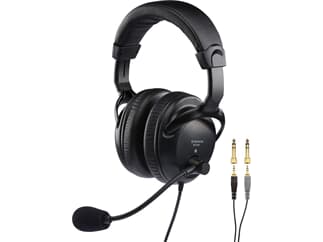 Monacor BH-009 Professioneller Stereo-Kopfhörer mit dynamischem Bügelmikrofon
