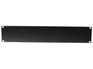 Omnitronic Frontplatte Z-19U, Stahl, schwarz 2HE