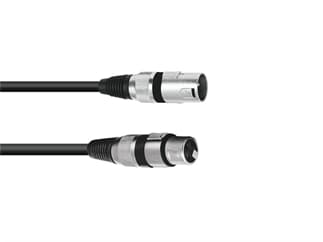 Omnitronic XLR Kabel 3pol 1,5m schwarz