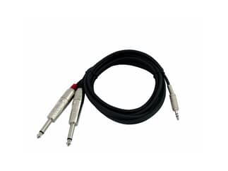Kabel AC-35 3,5Klinke st/2xKlinke6,35 6m