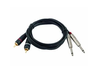 Kabel KC2-10 2xKlinke mo/2xCinch 1 m