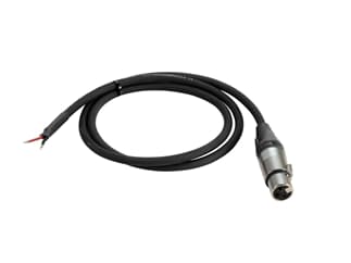 PSSO DMX cable XLR 3pol female/cable wires
