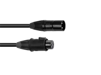 EUROLITE DMX cable EC-1 IP65 3pin 3m bk