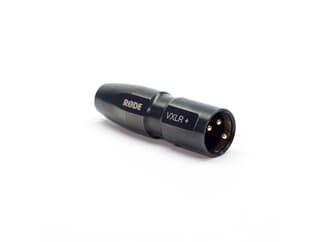 Røde VXLR+, Steckeradapter TRS-Klinke (3,5 mm) auf XLR3M, mit Spannungswandler von Phantomspeisung (