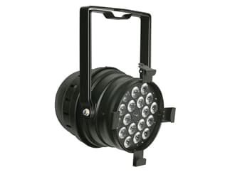 Showtec LED PAR 64 Q4-18 Black, QCL-LEDs, RGBW