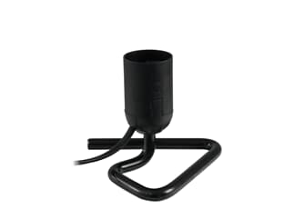 Eurolite Triangle Fassung schwarz E-27 Sockel für 60 W Lampe