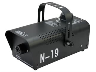 EUROLITE N-19, Nebelmaschine schwarz mit Kabelfernbedienung