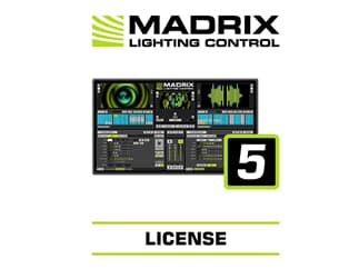 MADRIX 5 License Basic  32x512 / 1024x1024 - NUR Lizenz, OHNE Key, ohne Interface
