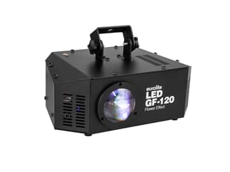 EUROLITE LED GF-120 Flowereffekt - LED-Flowereffekt mit 120-W-COB-LED in Kaltweiß und Goborad
