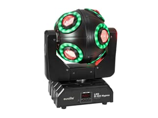 EUROLITE LED BAR-8 Swing QCL Leiste - Neigbare LED-Lichteffektleiste mit 8 Beams und Strobeeffekt