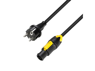 Adam Hall Cables 8101 T CON 1000 - Power Cord CEE 7/7 - Powercon True1 1.5 mm² 10 m