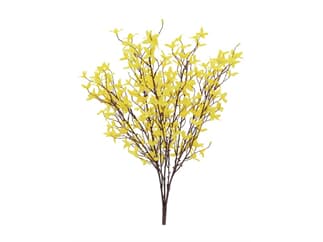 Europalms Forsythienbusch, 60cm, Kunstpflanze, 5 Zweige mit gelben Blüten