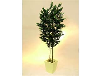 Olivenbaum 2-stämmig 250cm mit Früchten, Kunstpflanze