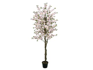 Europalms Kirschbaum mit 4 Stämmen, rose, 180 cm - Kunstpflanze