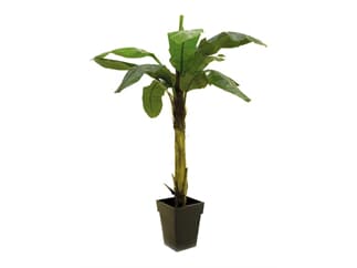 Bananenbaum 9 Blätter 220cm, Kunstpflanze
