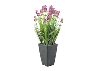 Europalms Lavendel, rosé, im Dekotopf, 45cm - Kunstpflanze