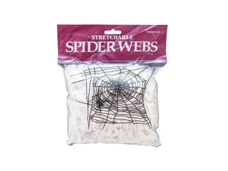 EUROPALMS Halloween Spinnennetz weiß 50g - Spinnennetz für schaurig schöne Dekorationseffekte