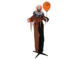 EUROPALMS Halloween Figur Clown mit Luftballon, an