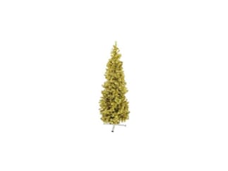 Europalms Kunststoff Tannenbaum Futura gold-metallic / Weihnachtsbaum / Christbaum 210cm