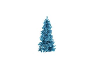Europalms Kunststoff Tannenbaum Futura türkis-metallic / Weihnachtsbaum / Christbaum 210cm
