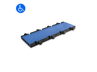 Defender MIDI 5 2D BLU - Midi 5 2D module system for wheelchair ramp and barrier-free transition - middle part blue lid