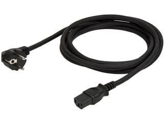 Schutzkontakt auf Kaltgeräte ( IEC ) Kabel 3m