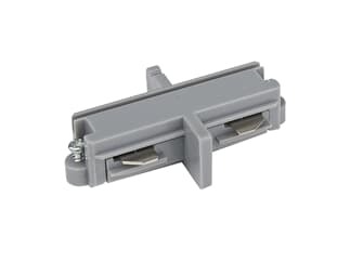 Artecta 1-Phase Straight Connector - Silber (RAL9006)