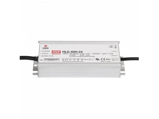 Meanwell LED Power Supply 40 W/24 VDC - MEAN WELL HLG-40H-24