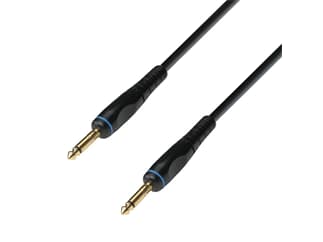 Adam Hall Cables K3 IPP 0600 P - Instrumentenkabel 6,3 mm Klinke mono auf 6,3 mm Klinke mono 6 mAdam Hall Cables K3 IPP 0600 P - Instrumentenkabel