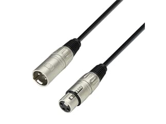 Adam Hall Cables K3 MMF 0100 - Mikrofonkabel XLR female auf XLR male 1 mAdam Hall Cables K3 MMF 0100 - Mikrofonkabel XLR f