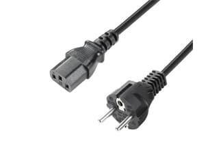 Adam Hall Cables 3 STAR PKD 0050 - Netzkabel - Adam Hall® IEC C13 x CEE 7/7 - 0,5 m