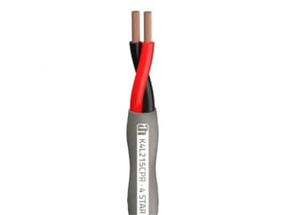 Adam Hall Cables 4 STAR L 225 CPR - Lautsprecherkabel 2 x 2,5 mm² Indoor Installationskabel LSZH Kla - Laufmeterpreis