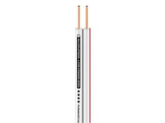 Adam Hall Cables 4 STAR L 225 FLAT SNOW - Lautsprecherkabel 2 x 2,5 mm² Flat - Laufmeterpreis