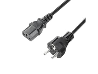 Adam Hall Cables 4 STAR PKD 1000 - Netzkabel - Adam Hall® IEC C13 x CEE 7/7 - 10 m