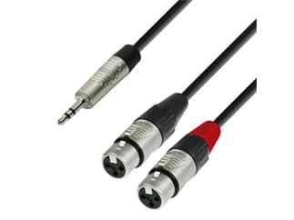 ah Cables 4 STAR YWFF 0180 - Y-Kabel - Rean® 2 XLR Female x Miniklinke TRS - 1,8 m