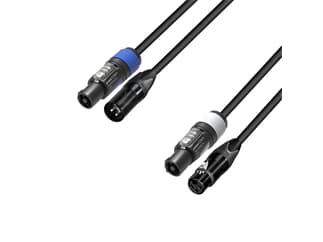 Adam Hall Cables 5 STAR H PCON A 0150 - Hybridkabel - Audio Neutrik® XLR x powerCON® - 1,5 m