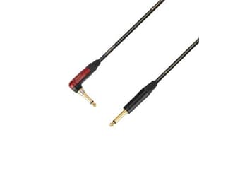 Adam Hall Cables 5 STAR IPR 0900 PALMER® CABLE SILENT - Instrumentenkabel - Palmer® & Neutrik silentPLUG® Winkelklinke x Klinke TS - 9 m