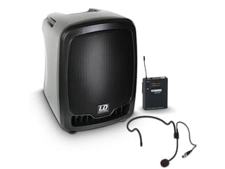 LD Systems Roadboy 65 HS B5 - Mobiler PA Lautsprecher mit Headset