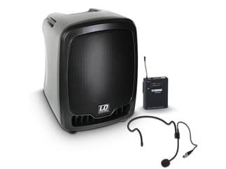 LD Systems Roadboy 65 HS B6 - Mobiler PA Lautsprecher mit Headset