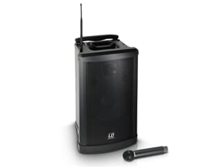 LD Systems Roadman 102 B 5 - Mobiler PA Lautsprecher mit Handmikrofon