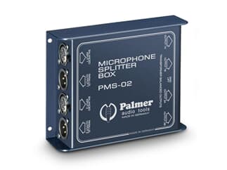 Palmer MS 02 - Mikrofon Splitter 2 Kanal