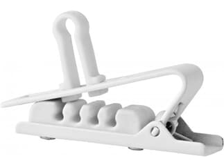 AKG H2 White - Set aus 5 Krokodil-Klemmen zur Befestigung der MicoLite Lavaliermikrofone LC81 und LC