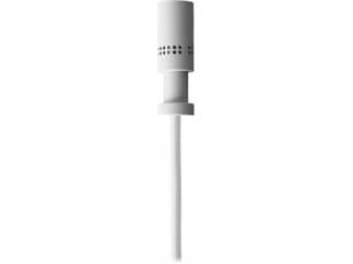 AKG LC81 MD White - Miniatur-Ansteckmikrofon, Nieren-Charakteristik, Farbe: Weiß, unempfindlich gege