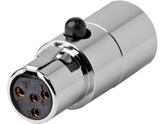 AKG MDA4 SHU - Microdot-Adapter der MicroLite Serie passend für Shure Funksysteme, Microdot auf 4-po