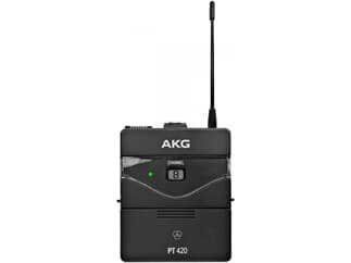 AKG PT420 - 530-559 MHz, BA - Taschensender für WMS 420 Drahtlosanlage, Mini-XLR Eingang zum Anschlu